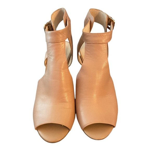 Nine West Womens infusion Leather Peep Toe Ankle Strap D-orsay Pumps ❤️ SZ 9 - Picture 2 of 7